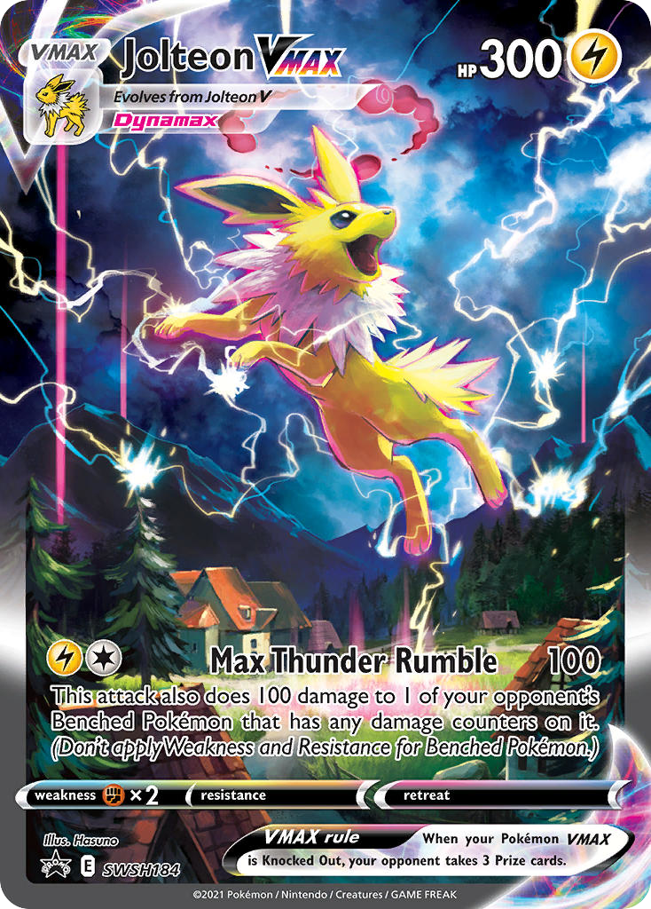Sword & Shield Promo's Jolteon VMAX #184